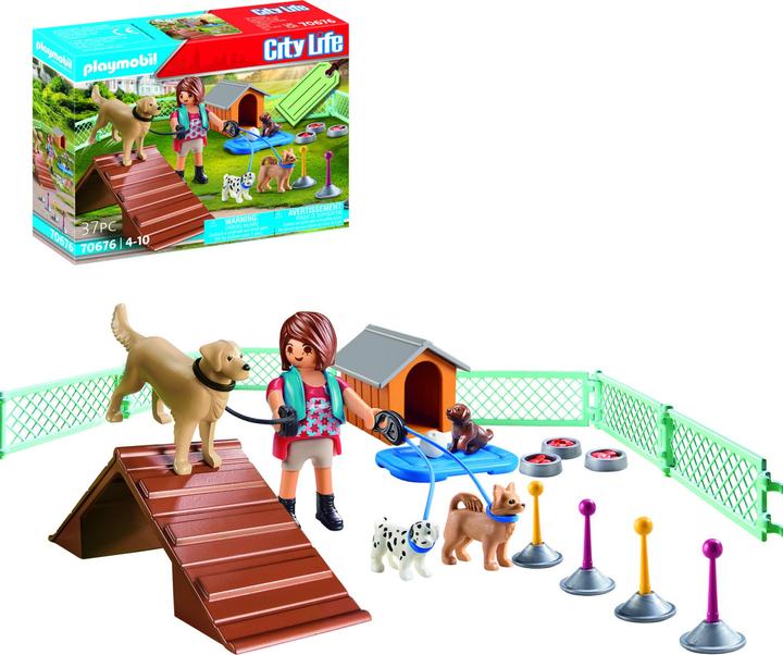 Actual product image Playmobil Gift set- dog trainer (70676, Playmobil City Life)