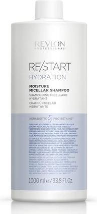 Actual product image Revlon Professional RE/START HYDRATION - Moisture Micellar Shampoo (1000 ml, Liquid shampoo)
