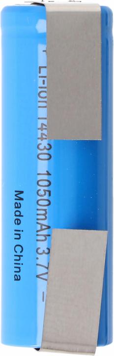 Actual product image AccuCell Battery 14430 with solder tags U-shape without protection electronics (1 pcs., 1050 mAh, Rechargeable battery)