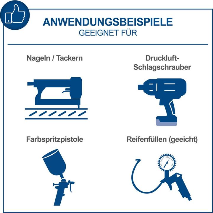 Produktbild Scheppach Kompressor HC550TC 400V (10 Bar, 100 l)