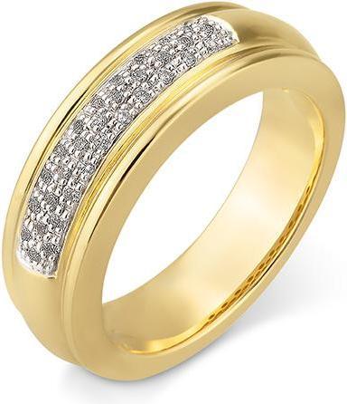 Actual product image Breuning RING - BRILL. 0,17 Ct. H/si (51, 750/18 K Gold)