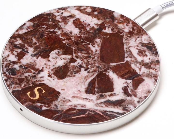 Produktbild Safari Selection Ladestation CIRCLE MARBLE bordeaux (10 W)