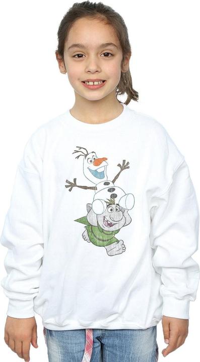 Image du produit Disney - Sweat FROZEN OLAF AND TROLL - Fille (128)
