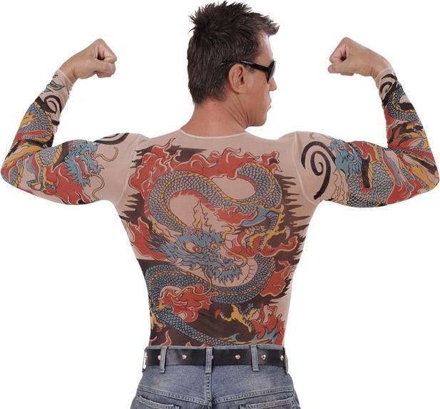 Produktbild Widmann Tattooshirt - Tiger und Drachen (M, L)