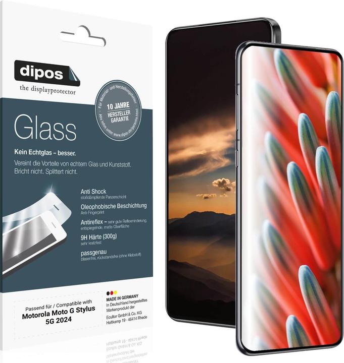 Produktbild Dipos Anti-Shock Displayschutz Matt 9H (1 Stück, Motorola Moto G Stylus)