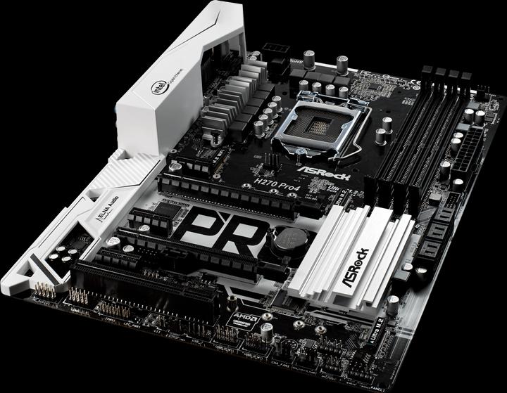 Produktbild AsRock H270 Pro4 (LGA 1151, Intel H270, ATX)