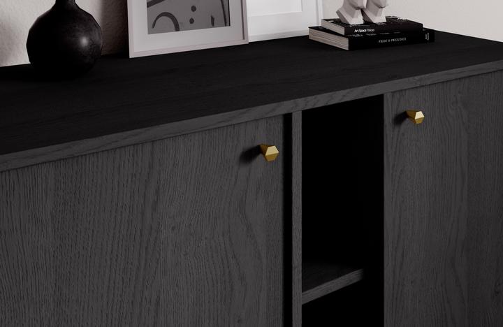 Actual product image ADRK Furniture Tili 2D 2S 2P chest of drawers (100.5 x 41 x 95 cm)
