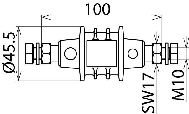 Actual product image Dehn Separating spark gap f.Ex-area EXFS 100