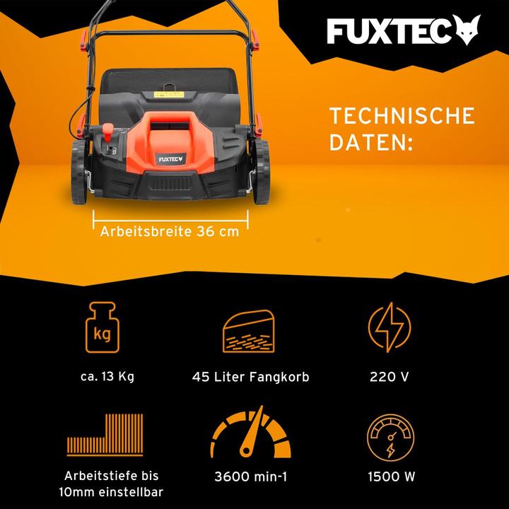 Produktbild Fuxtec Elektro-Vertikutierer FX-EV360
