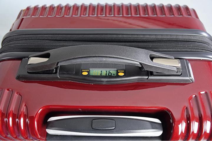 Image du produit Welltravel Set de voyage avec balance, 3 pièces SCALA bordeaux (L (90 - 115l))