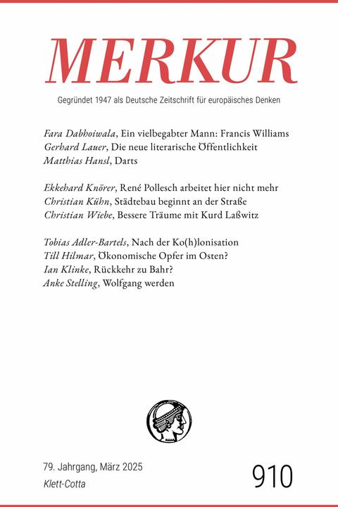 Energy Label MERKUR 3/2025, Jg.79 (German, Christian Demand, Ekkehard Knörer, 2025)