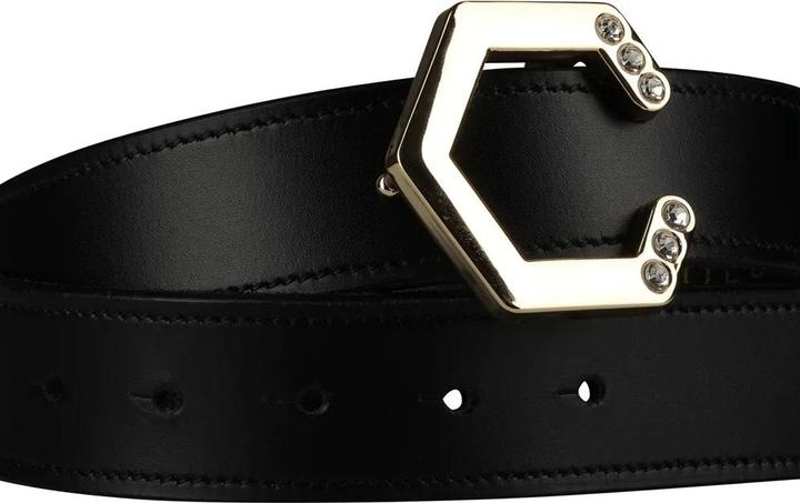 Actual product image Coldstream Hutton Diamante Leather Waist Belt (M)