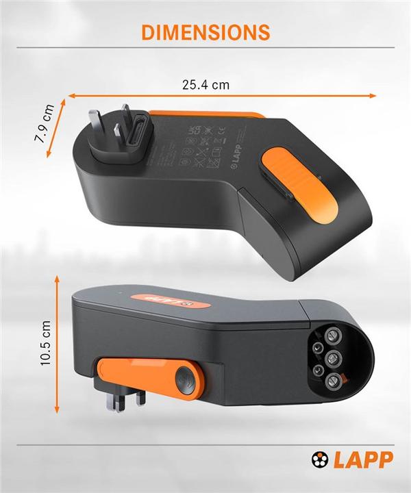 Produktbild Lapp Mobility Mobility Dock Ladegerät für Elektrofahrzeug, Typ UK (Typ 2, 2.30 kW, 10 A, Typ F)