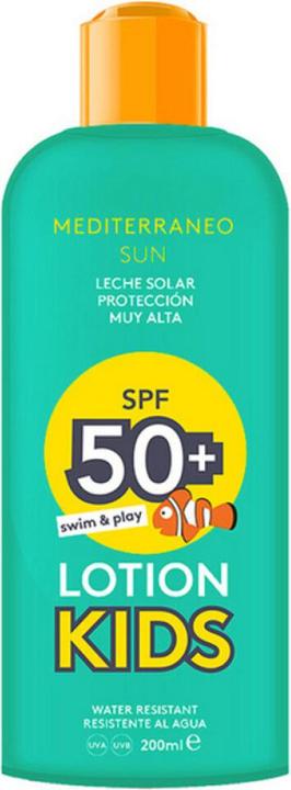Immagine prodotto Mediterraneo Sun LOZIONE KIDS swim & play SPF50 200 ml (Crema solare viso, SPF 50, 200 ml)