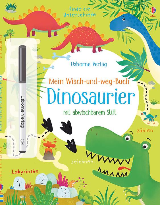 Immagine prodotto Il mio libro "pulisci e vai": Dinosauri (Tedesco, Kirsteen Robson)