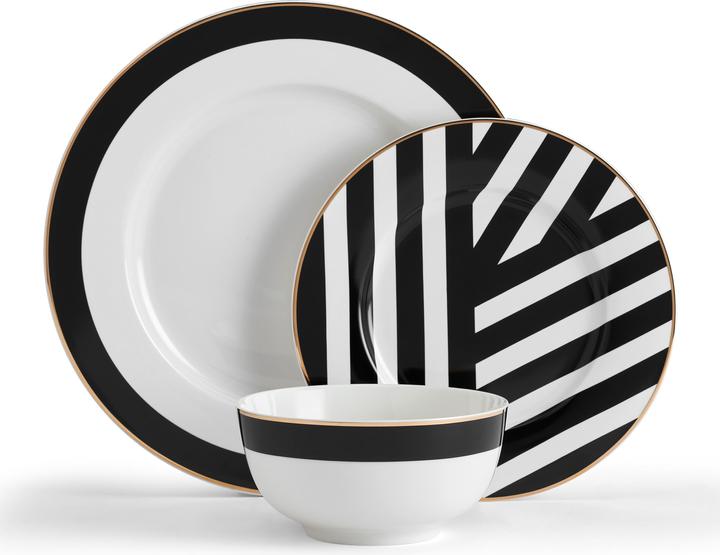 Mikasa Luxe Deco 12-Piece China Dinner Set (12 Stück)