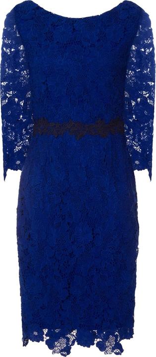 Actual product image Paper Dolls Blue bodycon dress in crocheted lace (36 E)