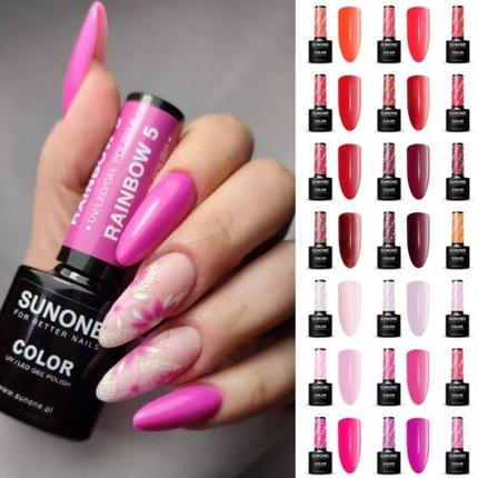 Sunne Sunone Soak Off Hybrid UV LED Flexy Gel Maniküre Pediküre Nägel Farben 5ml (UV-Gel Lack)