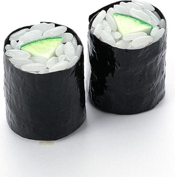 Produktbild Syuto Seiko Sushi Plastik Model Kit 1/1 Kappa Maki (Cucumber Sushi Roll) (re-run) 3 cm
