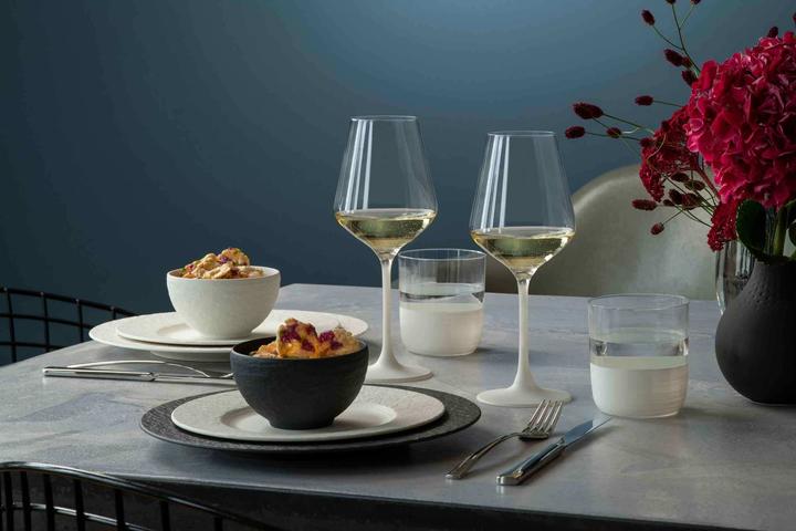 Produktbild Villeroy & Boch Weissweinglas, Set 4tlg. Manufacture Rock blanc (38 cl, 4 Gläser, Weissweingläser)