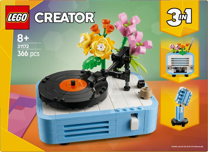 Actual product image LEGO Plattenspieler mit Blumen (31172, LEGO Creator Expert)