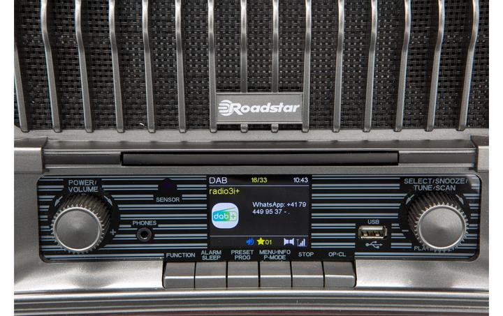 Actual product image Roadstar HRA-270 CD+ BT (DAB, VHF, DAB+, Bluetooth)