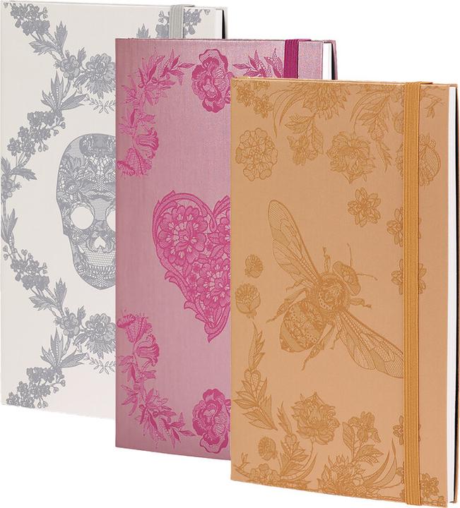 Produktbild Castelli Notizbuch Lace (130 x 210 mm, Liniert, Harter Einband)