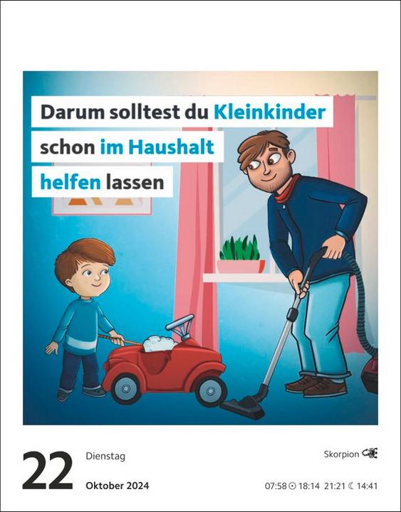 Produktbild Harenberg Quarks Tagesabreisskalender 2024 (A6, Deutsch)