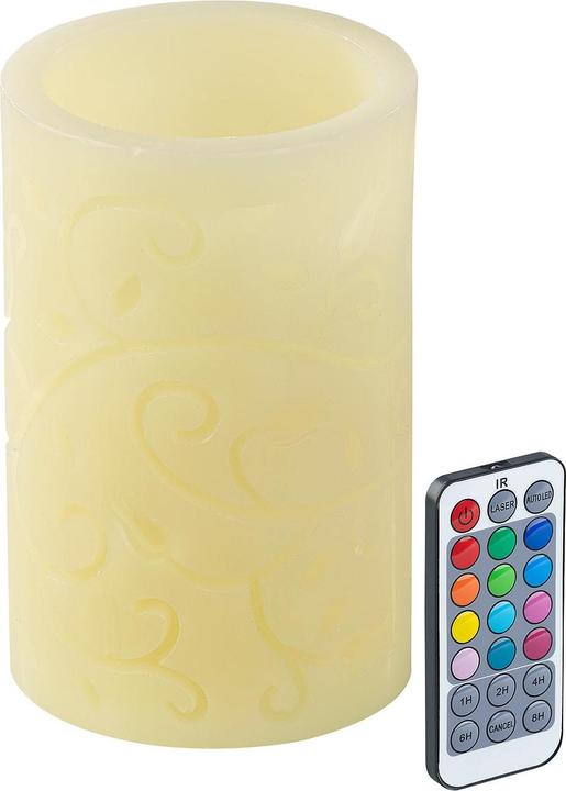Actual product image Lunartec Real wax candle with color change, laser projector and remote control (1 x)