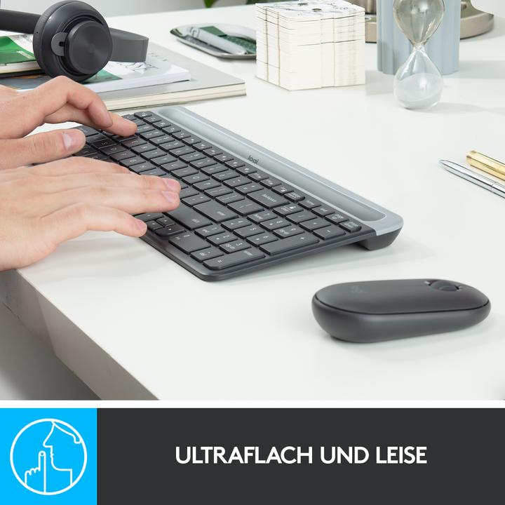 Immagine prodotto Logitech MK470 (DE, Senza fili)