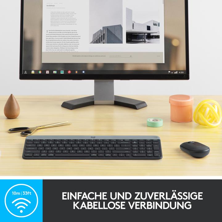 Immagine prodotto Logitech MK470 (DE, Senza fili)