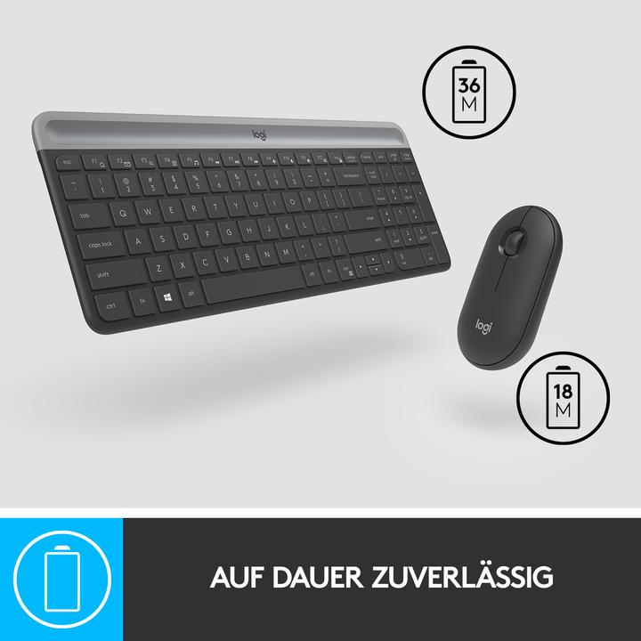 Immagine prodotto Logitech MK470 (DE, Senza fili)