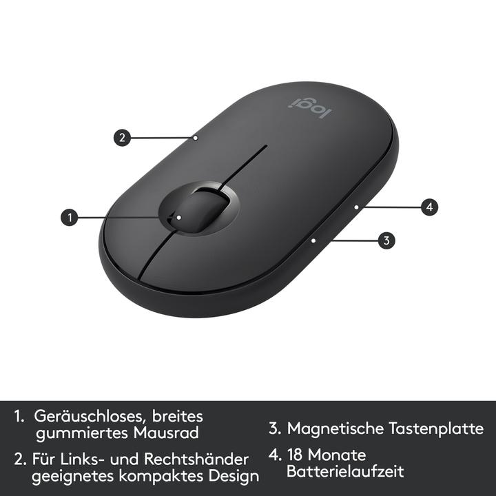 Immagine prodotto Logitech MK470 (DE, Senza fili)