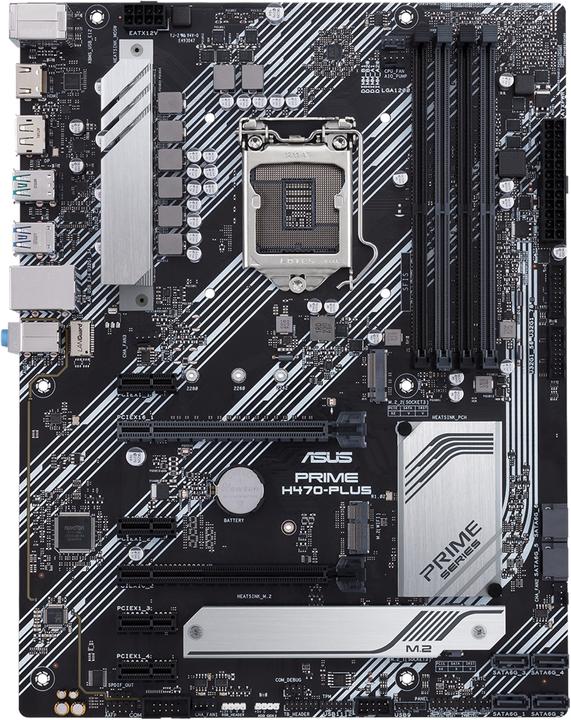 Immagine prodotto ASUS PRIME H470-PLUS (LGA 1200, Intel H470, ATX)
