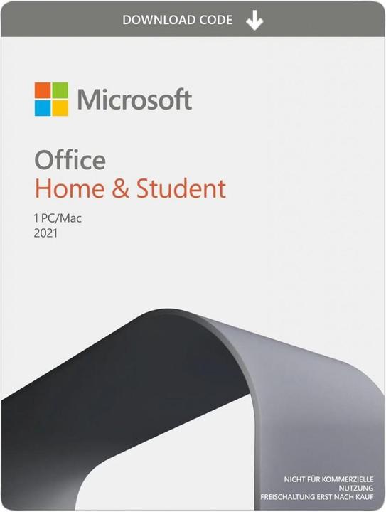 Image du produit Microsoft Office Home & Student 2021 - Licence - 1 PC/Mac - téléchargement - ESD - National Retail - Win (1 Utilisateur, Illimité)
