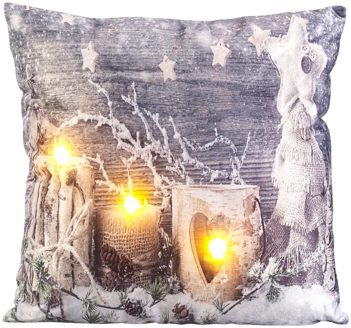 Image du produit Infactory Coussin décoratif avec motif hivernal (45 x 45 x 15 cm)