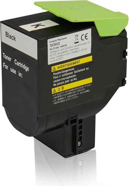Image du produit Inkadoo Toner compatible avec Lexmark 70C0H10 / 700H1 toner, noir noir (CF)