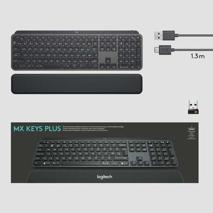 Produktbild Logitech MX Keys Plus (DE, Kabellos)