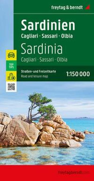 Image du produit Sardaigne, carte routière et de loisirs 1:150.000, freytag & berndt