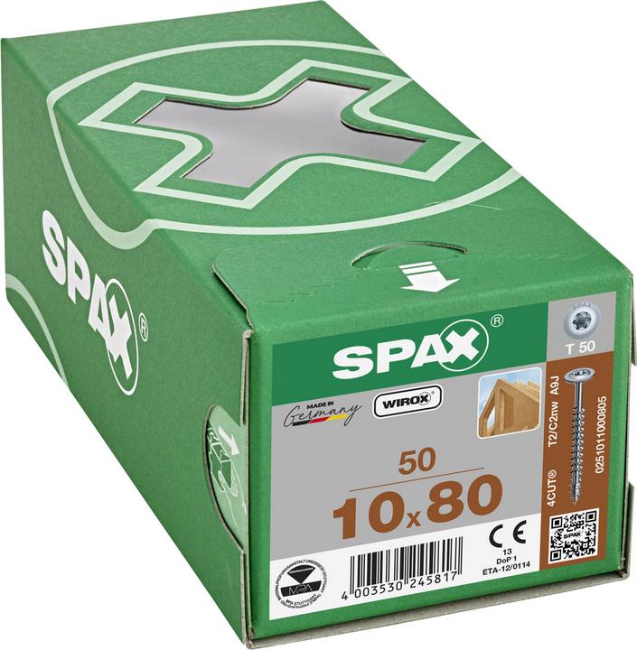 Produktbild Spax Holzbauschrauben (50 Schrauben pro Stück)