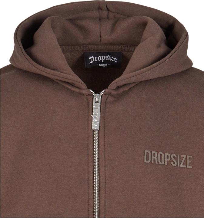 Actual product image Dropsize Heavy Oversize HD Print Zip Hoodie - 124669 (M)