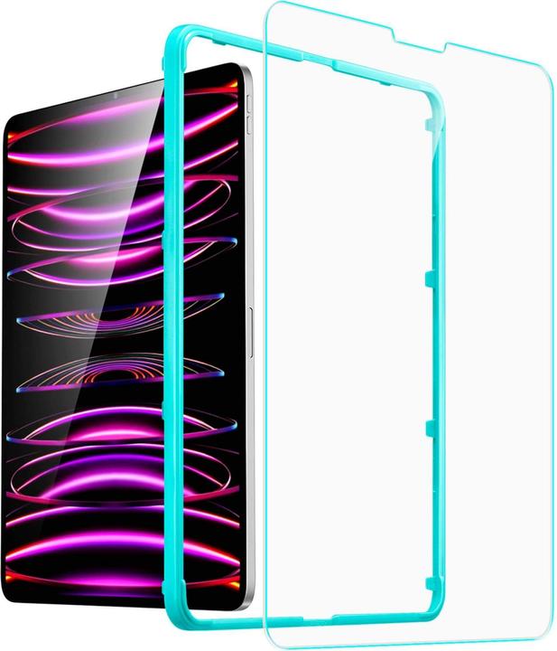 Actual product image ESR Tempered glass display protection (1 Piece, iPad Pro 12.9 2020 (4. Gen), iPad Pro 12.9 2022 (6th Gen), iPad Pro 12.9 2021 (5th Gen), iPad Pro 12.9 2018 (3. Gen))