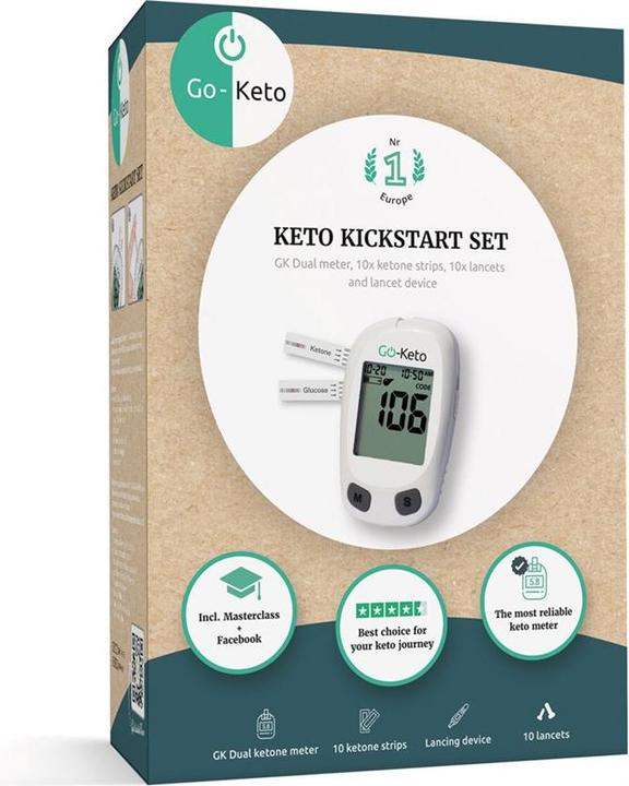 Produktbild Go-Keto Kickstart Set Glukose (Blutzuckermessgerät)
