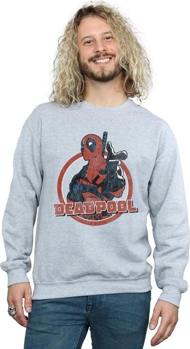 Immagine prodotto Deadpool Gun Finger Felpa Uomo (XL)