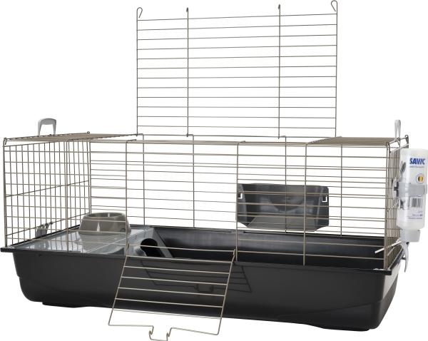 Savic Happy Planet Nero 3 de luxe L:100 x W:50 x H:45 cm Grey/Black