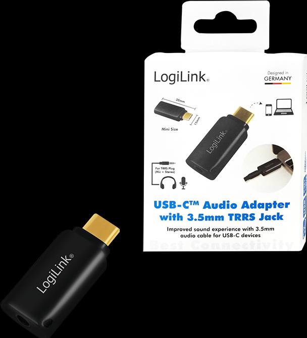 Actual product image LogiLink 3.5 mm USB-C (Digital -> Analog)