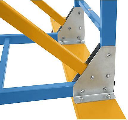 Immagine prodotto eurokraft pro Scala a piattaforma mobile PREMIUM (Scala a pioli, 131 cm)