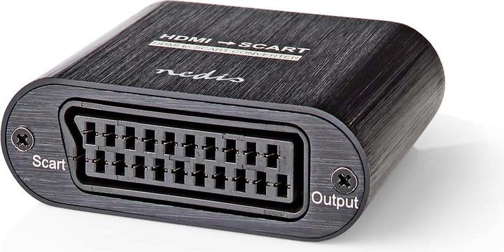 Image du produit Nedis Convertisseur HDMI ™ | Entrée HDMI™ | Péritel femelle | 1 voie | 480i | 18 Gbps | Métal | Anthracite (0.06 m, HDMI)