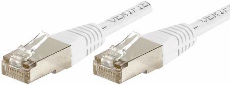 Produktbild Exertis Connect Patchkabel F/UTP, CAT.6, weiss, 30,0 m Patchkabel mit besonders schmalem Knickschutz (F/UTP, CAT6, 30 m)