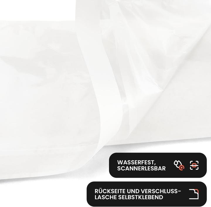 Produktbild Netuno C6 Lieferscheintaschen transparent, selbstklebend (1000 Stück)